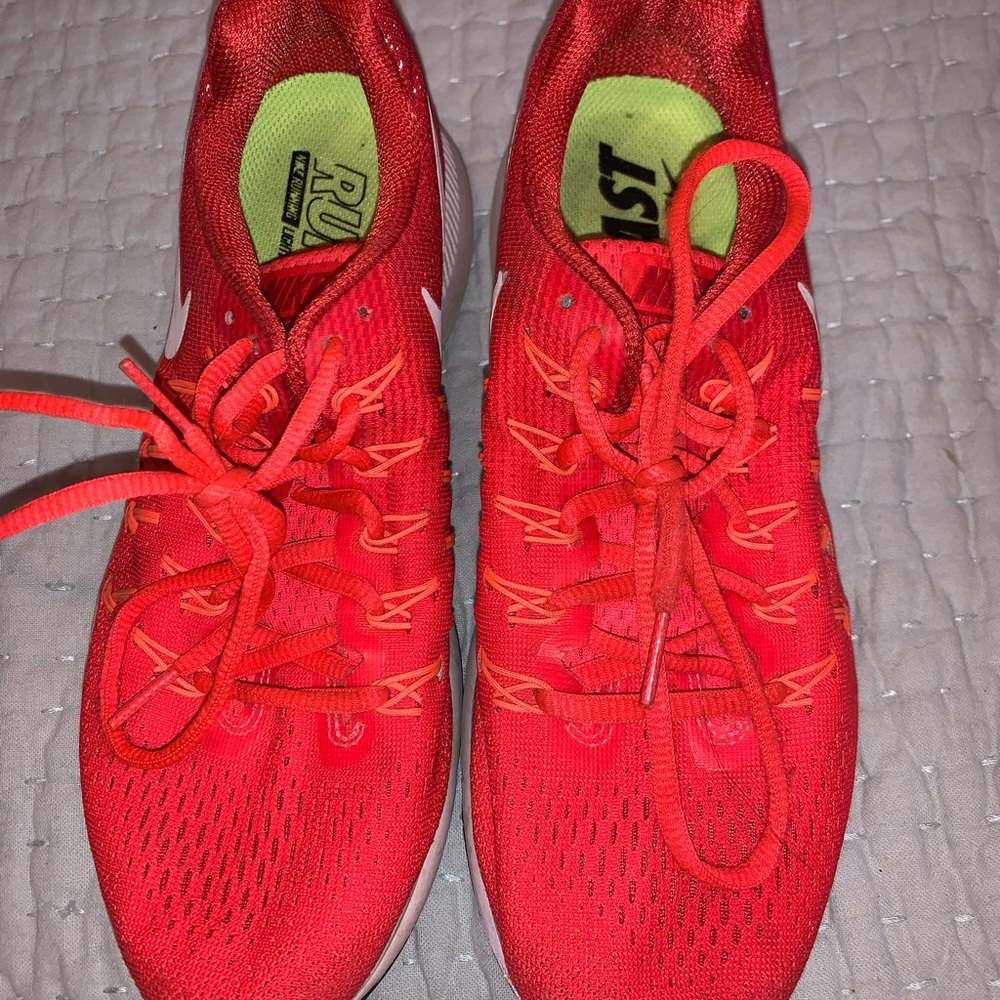 Nike neon running sneakers